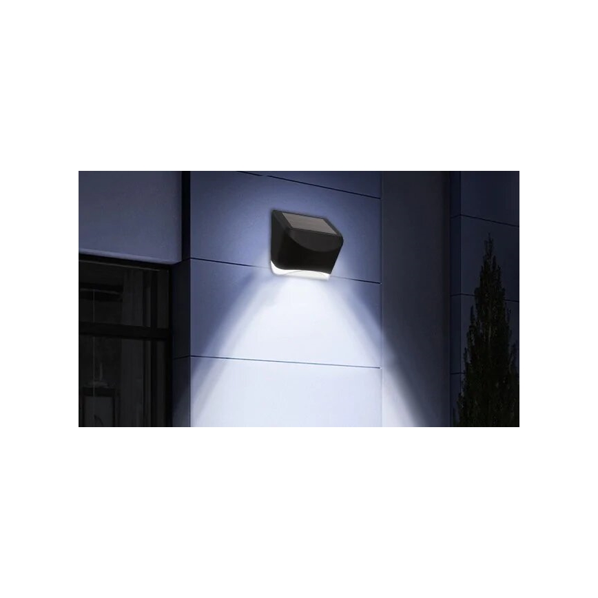 Aigostar - Iluminação solar exterior LED com sensor LED/0,12W/2V IP44