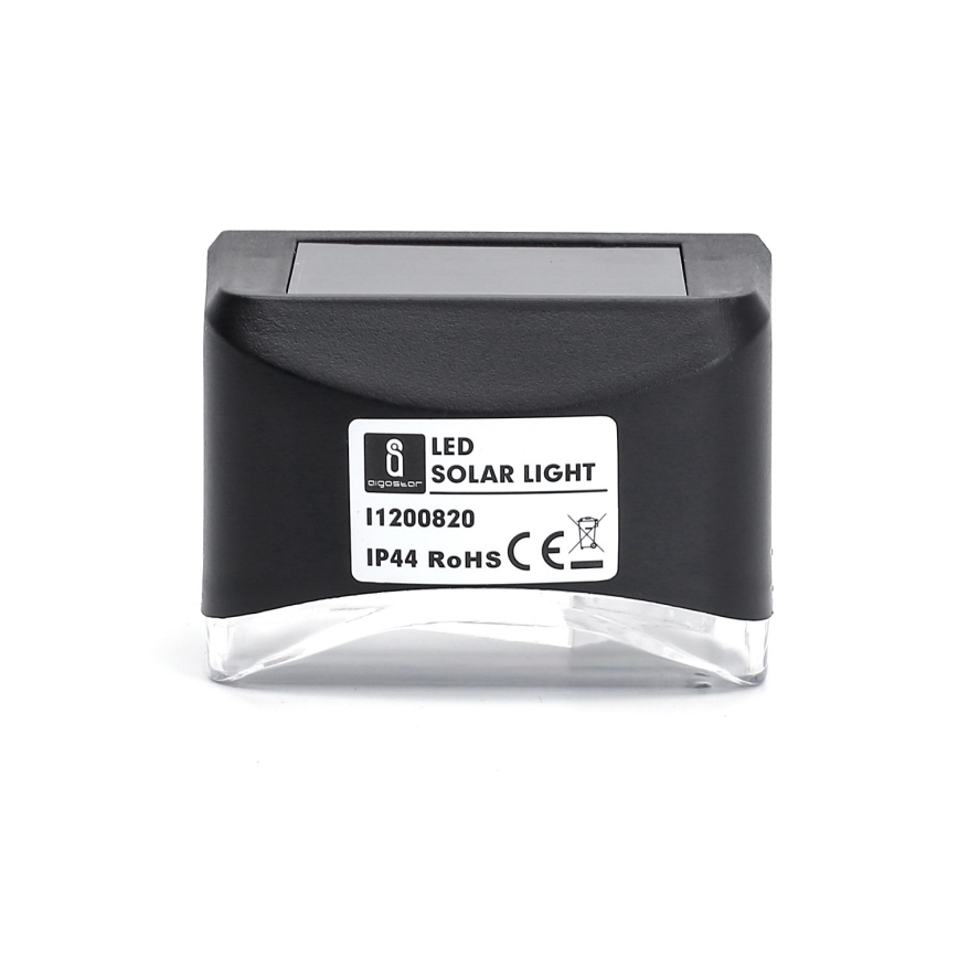 Aigostar - Iluminação solar exterior LED com sensor LED/0,12W/2V IP44