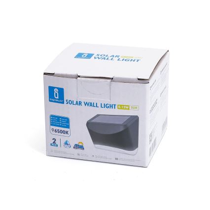 Aigostar - Iluminação solar exterior LED com sensor LED/0,12W/2V IP44