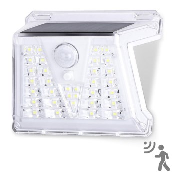 Aigostar - Iluminação solar exterior LED com sensor LED/1,48W/3,7V  IP65