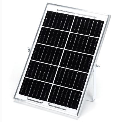 Aigostar - Iluminação solar LED 2xLED/35W/12V 6000 mAh 6500K diâmetro 16,8 cm + comando