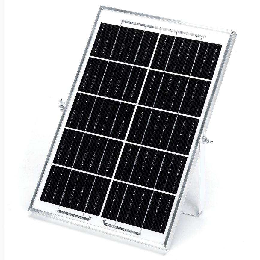 Aigostar - Iluminação solar LED 2xLED/35W/12V 6000 mAh 6500K diâmetro 16,8 cm + comando