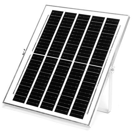 Aigostar - Iluminação solar LED 2xLED/70W/12V 12000 mAh 6500K diâmetro 20,5 cm + comando