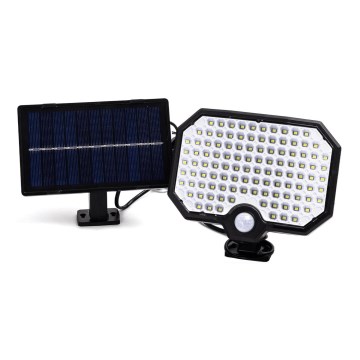Aigostar - Iluminação solar LED com sensor de movimento LED/2,4W/3,7V IP65