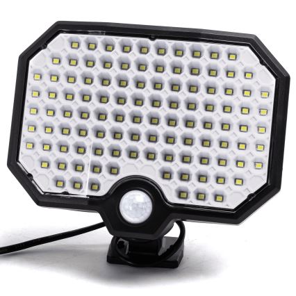 Aigostar - Iluminação solar LED com sensor de movimento LED/2,4W/3,7V 1800 mAh IP65