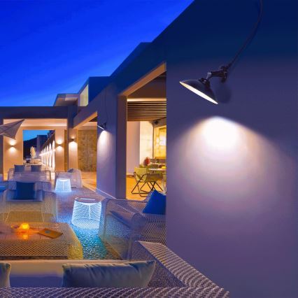 Aigostar - Iluminação solar LED com sensor LED/3,2V 3000K/4000K/6500K IP65 + comando