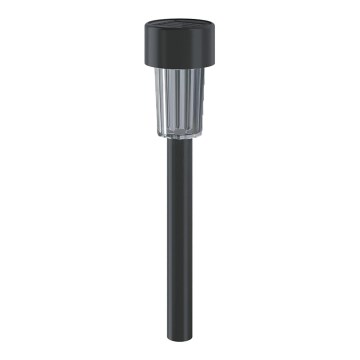 Aigostar - Iluminação solar LED LED/0,006W/1,2V 29,5 cm preto 6500K IP44