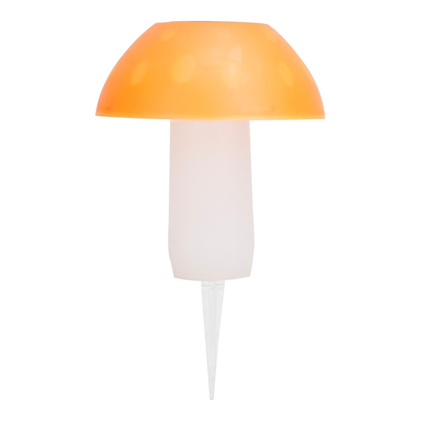 Aigostar - Iluminação solar LED LED/0,024W/1,2V 200 mAh 2700K IP44 cogumelos