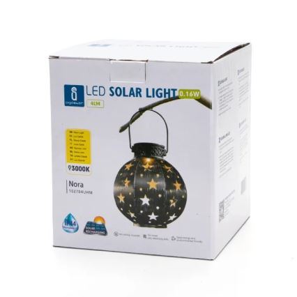 Aigostar - Iluminação solar LED LED/0,16W/2V 3000K IP44