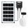 Aigostar - Iluminação solar LED LED/35W/12V 3000 mAh 6500K diâmetro 16,8 cm + comando