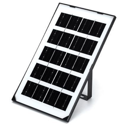 Aigostar - Iluminação solar LED LED/35W/12V 3000 mAh 6500K diâmetro 16,8 cm + comando