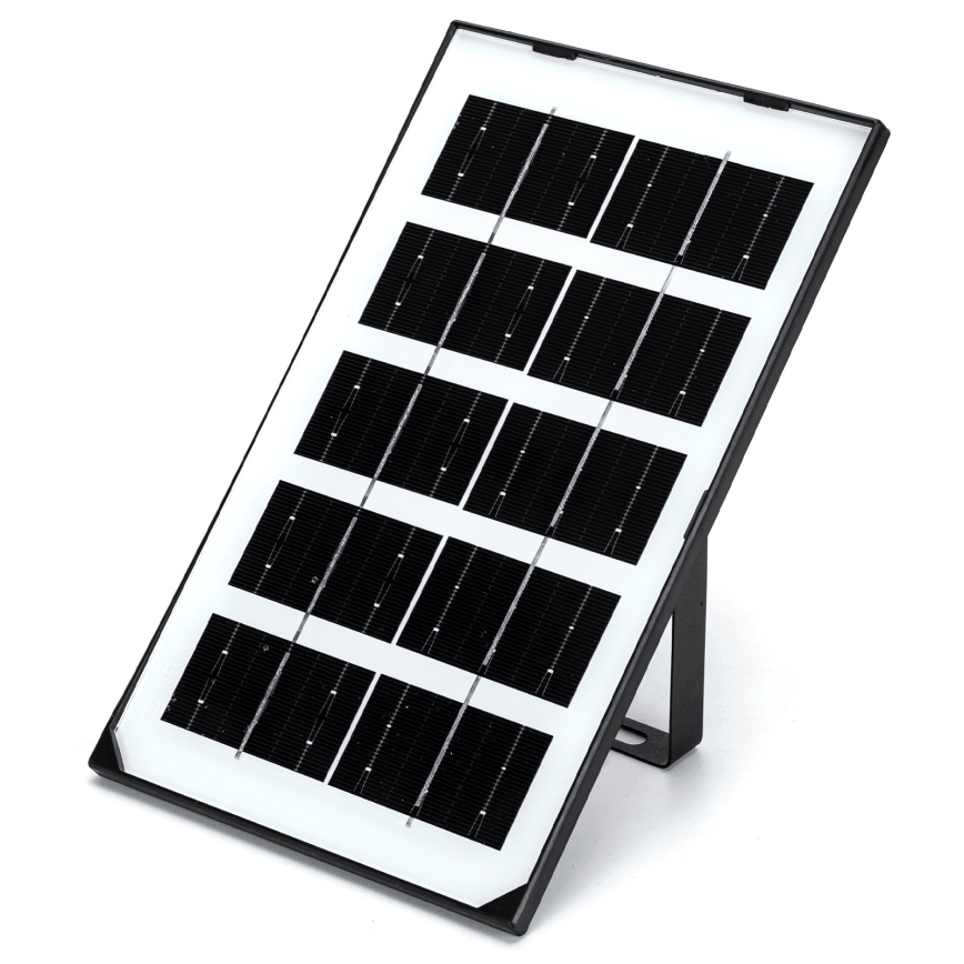 Aigostar - Iluminação solar LED LED/35W/12V 3000 mAh 6500K diâmetro 16,8 cm + comando