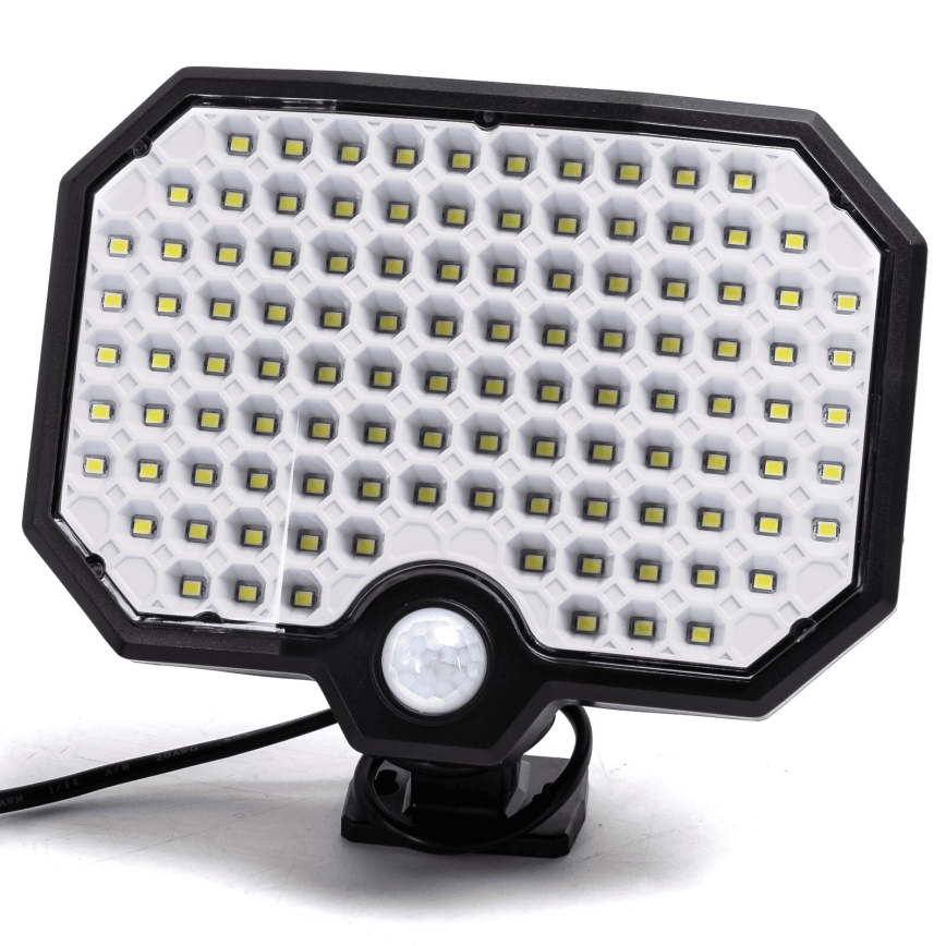 Aigostar - Luminária Solar LED com sensor de movimento LED/2,4W/3,7V 1800 mAh IP65