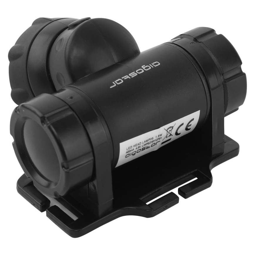 Aigostar - Lanterna de cabeça LED LED/1,8W/3xAAA