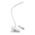 Aigostar - LED Candeeiro de mesa recarregável com regulação com clipe LED/2,5W/5V 1200mAh branco