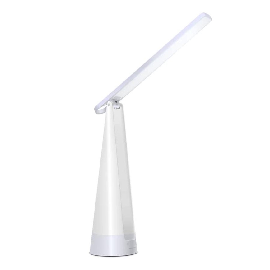 Aigostar - LED Candeeiro de mesa recarregável com regulação LED/7W/5V 4000K 4400 mAh branco