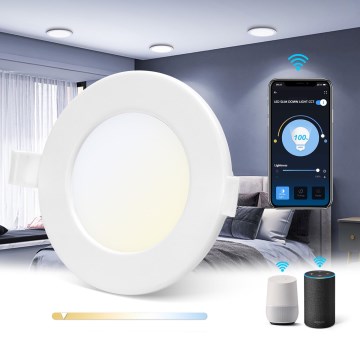 Aigostar - LED com regulação LED/6W/230V d. 11,5 cm Wi-Fi