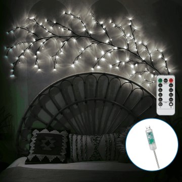 Aigostar - LED Decoração de parede 144xLED/5W/5V branco frio