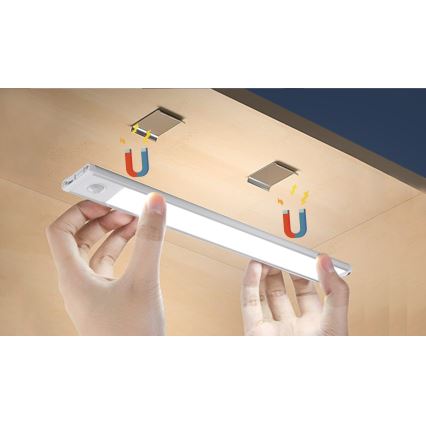 Aigostar - LED Iluminação de móveis recarregável com sensor LED/1,5W/5V 4000K