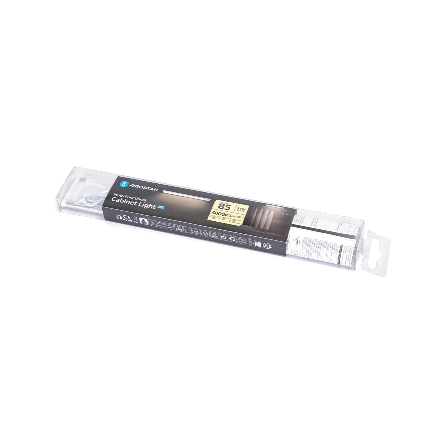 Aigostar - LED Iluminação de móveis recarregável com sensor LED/1,5W/5V 4000K