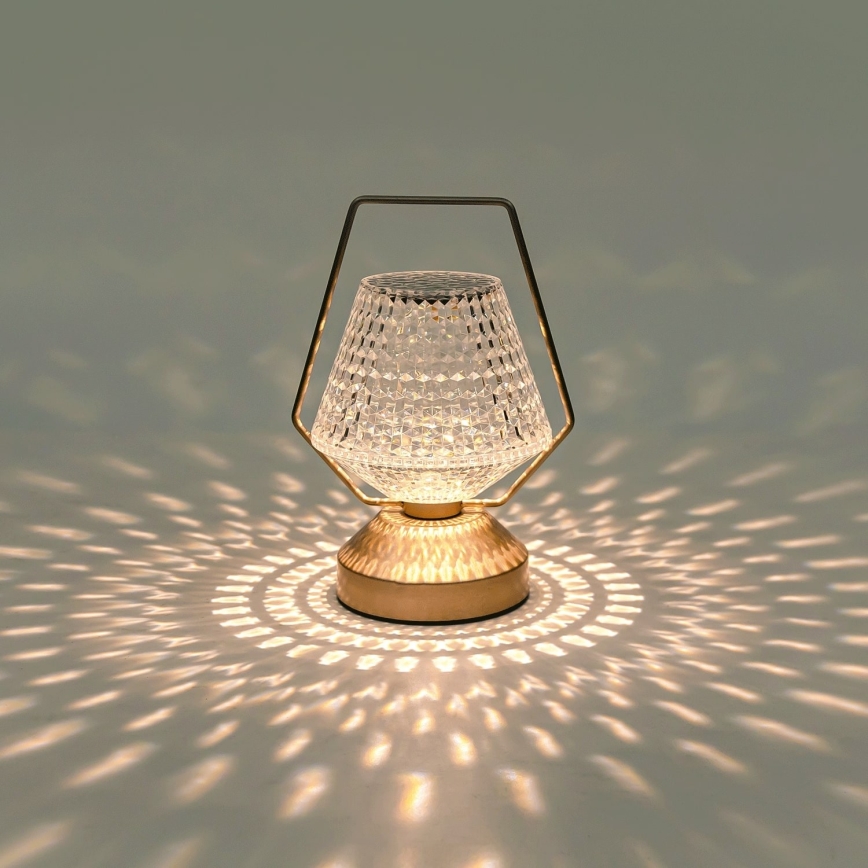 Aigostar - LED Candeeiro de mesa recarregável com regulação LED/1W/5V 2700/4000/6500K 1800mAh 20 cm