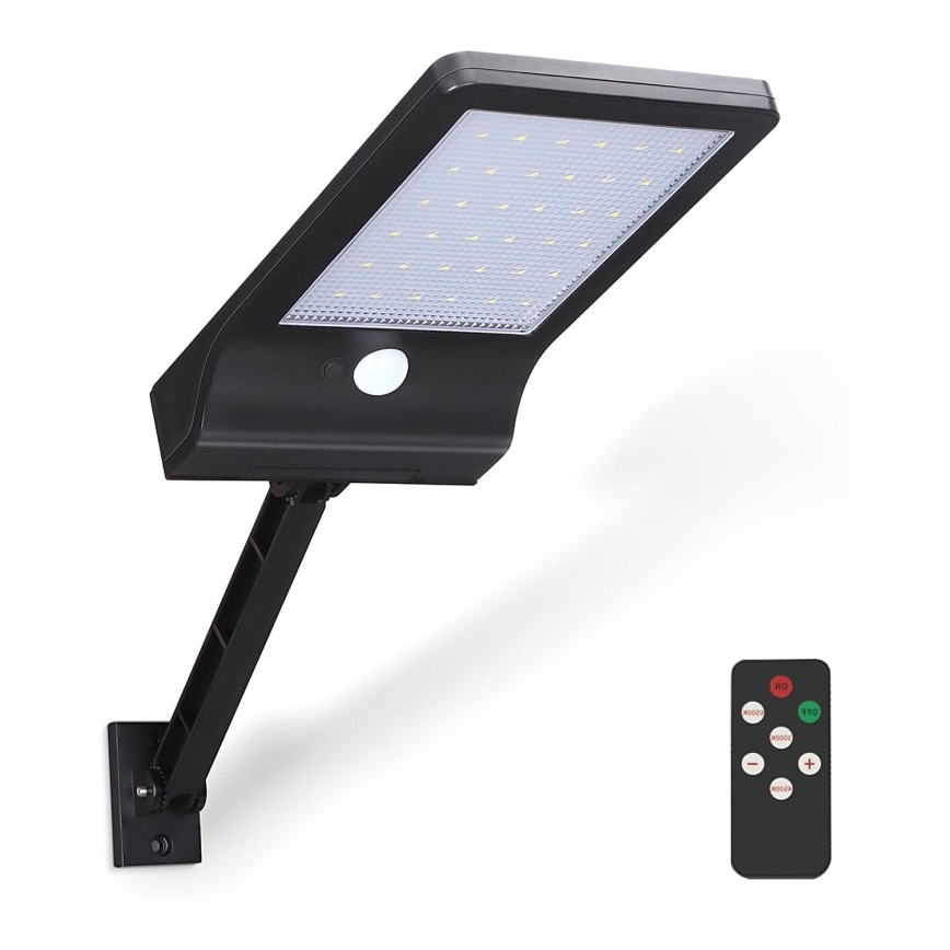 Aigostar - LED Regulação solar candeeiro com sensor LED/2,3W/5,5V IP65 + controlo remoto