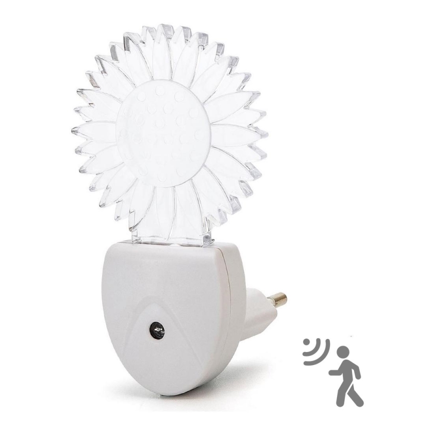 Aigostar - LED RGB Iluminação noturna com sensor LED/0,5W/230V sun