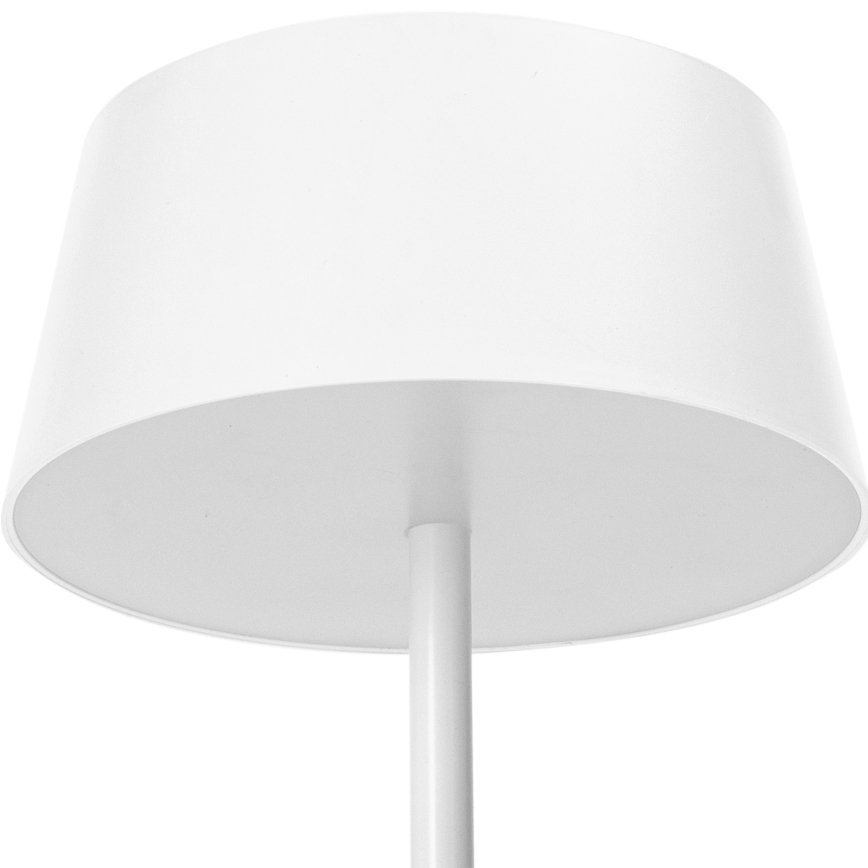 Aigostar - LED RGBW Candeeiro de mesa dimerizável com tomadas e porta USB LED/4,6W/230V 3000/4000/6500K branco
