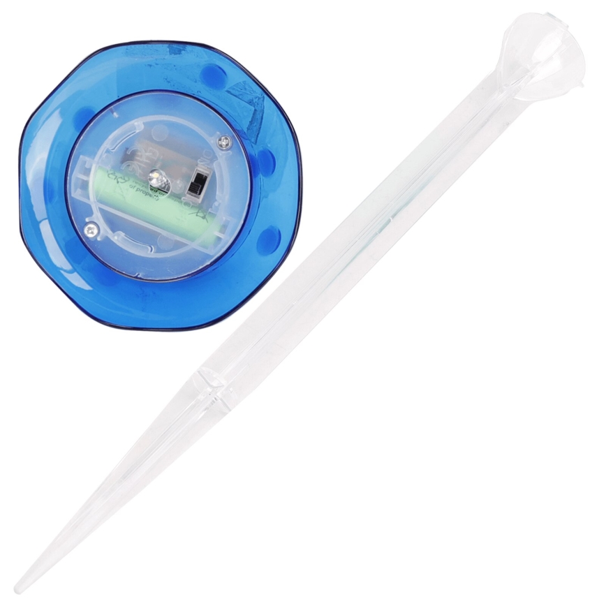 Aigostar - Luminária Solar LED LED/0,006W/1,2V 100 mAh 2700K IP44 azul