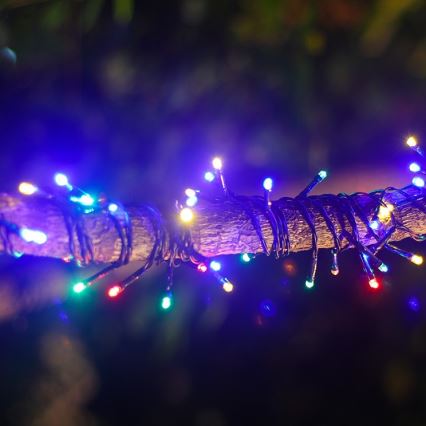 Aigostar - LED Solar Corrente de Natal 100xLED/8 funções 12m IP65 multicolor