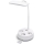 Aigostar - Luminária de mesa LED dimerizável com tomadas e porta USB LED/4,6W/230V 3000/4000/6500K branca