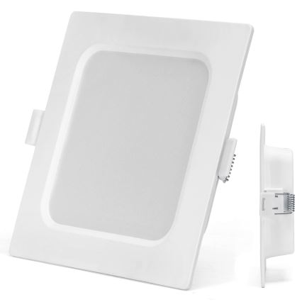 Aigostar - Luminária LED de embutir 6W/230V 6500K 12x12 cm branca