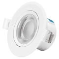 Aigostar - Luminária LED de Embutir LED/5W/230V 4000K diâmetro 8,5 cm branca