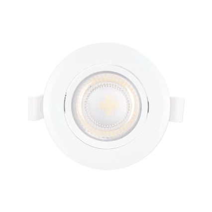 Aigostar - Luminária LED de Embutir LED/5W/230V 4000K diâmetro 8,5 cm branca