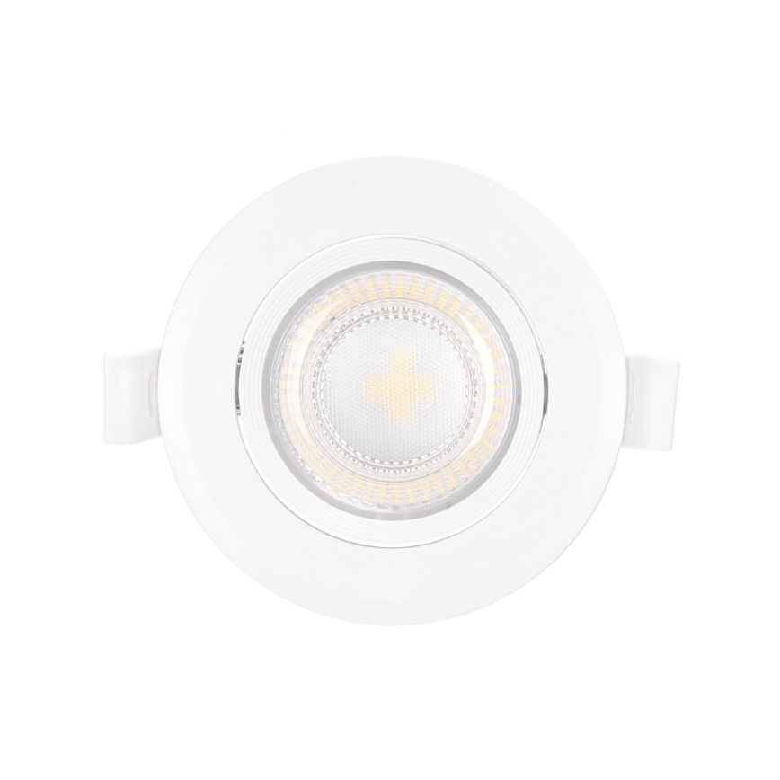 Aigostar - Luminária LED de Embutir LED/5W/230V 4000K diâmetro 8,5 cm branca