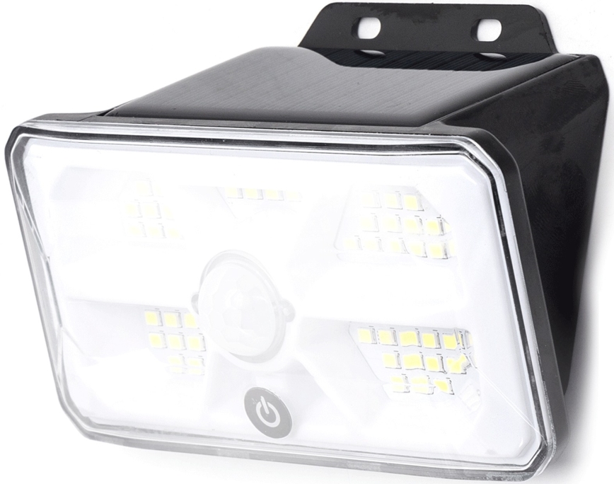 Aigostar - Luminária Solar LED com Sensor LED/3,7V 6500K 500 mAh IP65 na cor preta