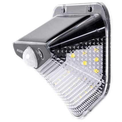 Aigostar - Luminária Solar LED com Sensor LED/3,7V 6500K 500 mAh IP65 preta