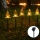 Aigostar - Luminária Solar LED de Natal LED/0,054W/1,2V 1m IP65 branco quente