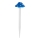 Aigostar - Luminária Solar LED LED/0,006W/1,2V 100 mAh 2700K IP44 azul