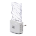 Aigostar - Luz noturna LED com sensor de anoitecer LED/0,2W/230V 3000K