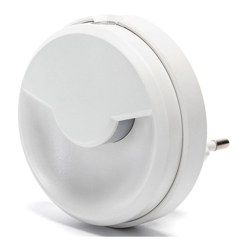 Aigostar - Luz noturna LED com sensor de anoitecer LED/0,5W/230V 6500K
