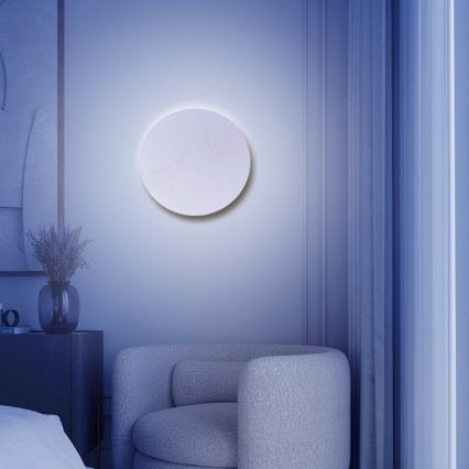 Aigostar - Luminária de parede LED regulável MESH Smart LED/12W/230V 2700-6500K branco