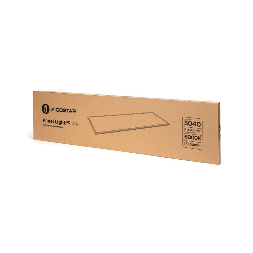 Aigostar - Painel de encastrar LED LED/28W/230V 120x30 cm 6000K