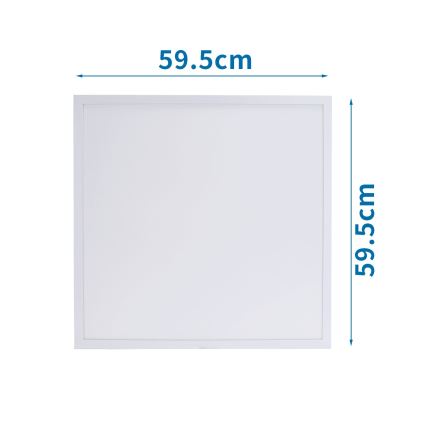 Aigostar - Painel de encastrar LED LED/40W/230V 6500K 60x60cm branco