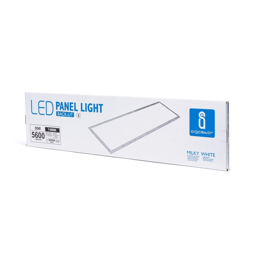Aigostar - Painel de encastrar LED LED/50W/230V 4000K 120x30cm branco