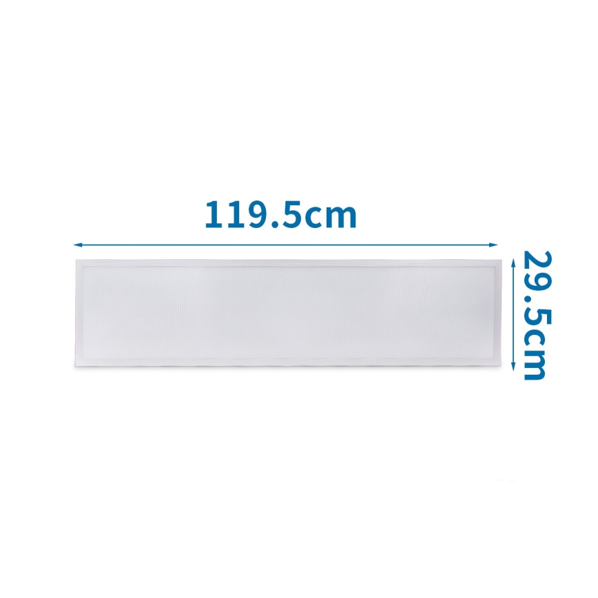 Aigostar - Painel de encastrar LED LED/60W/230V 6500K 120x30cm branco