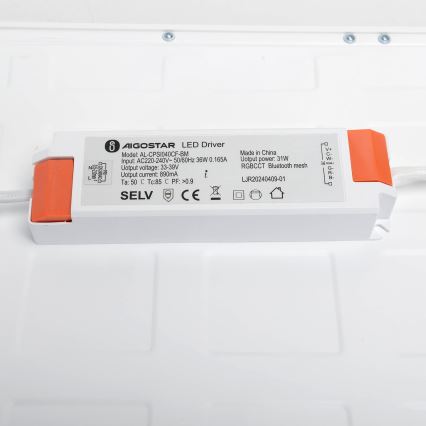 Aigostar - Painel de encastrar LED RGBW regulável MESH LED/36W/230V 2700-6500K 120x30 cm