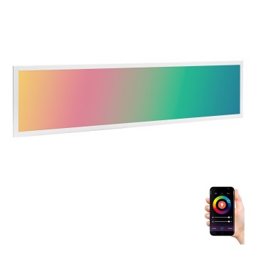 Aigostar - Painel de encastrar LED RGBW regulável MESH LED/36W/230V 2700-6500K 120x30 cm