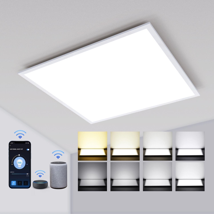 Aigostar - Painel embutido LED com regulação MESH LED/36W/230V 2700-6500K 60x60 cm