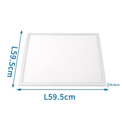 Aigostar - Painel LED de embutir LED/50W/230V 60x60 cm 6000K